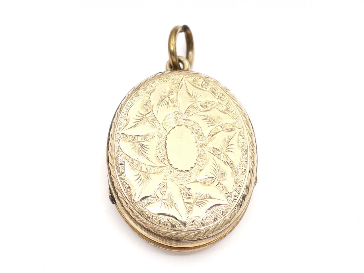 antique oval locket